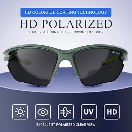 61-psI3M8AL._AC_SX425_.jpg Polarized Sports Sunglasses for Men Women Cycling Running Fishing Glasses TR90 Unbreakable Frame UV Protection