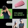 Headbands for Men and Women Mens Sweatband Sports Headband Moisture Wicking Workout Sweatbands for Running Cross Training Yoga and Bike Helmet Friendly
