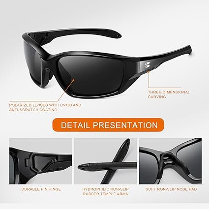 61UyxrF3yyL._AC_SX425_.jpg Sports Polarized Sunglasses for Men: Womens UV400 Protection Sun Glasses Wrap Around Goggles for Fishing Driving TR90