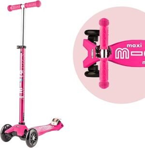 Micro Kickboard Maxi Deluxe 3Wheeled LeantoSteer SwissDesigned Micro Scooter for Kids Ages 512