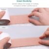 OBTANIM 4 Rolls Waterproof Breathable Kinesiology Tape Athletic Elastic Kneepad Muscle Pain Relief Knee Taping for Gym Fitness Running Tennis Swimming (Red Blue Purple Green)
