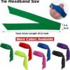 Head Ties Headband for Men Women Adjustable Sports Sweatband Ninja Headband Karate Tie Back Sweat Wicking Workout Head Band for Sports Running Tennis Yoga Soccer