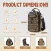 Small Magnetic Gym Bag for Men and Women with 9 Powerful MagnetsMultiSize Magnetic Water Bottle Holder for sports work