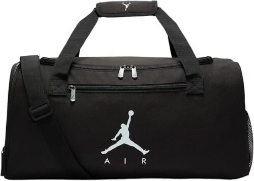 71JHkJG3wZL._AC_SY450_.jpg Nike Air Jordan Sport Small Duffel Bag (55L) (Black)