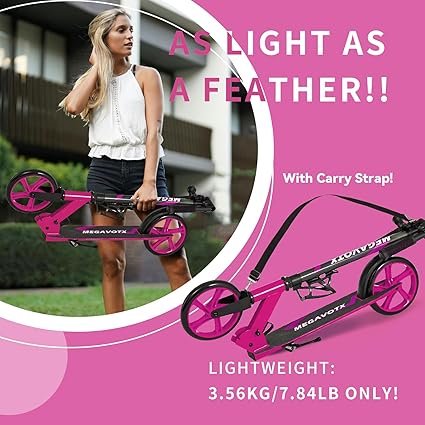 71SyWgRduPL._AC_SX425_.jpg Kick Scooter for Kids Choose 3Wheel with LED Wheels or Lightweight 2Wheel with Cup Holder Foldable Height Adjustable Outdoor Toy for Boys Girls Birthday Gift