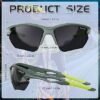 Polarized Sports Sunglasses for Men Women Cycling Running Fishing Glasses TR90 Unbreakable Frame UV Protection