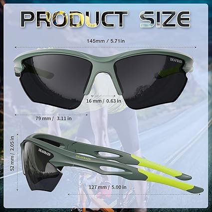 71VfmsAzotL._AC_SX425_.jpg Polarized Sports Sunglasses for Men Women Cycling Running Fishing Glasses TR90 Unbreakable Frame UV Protection