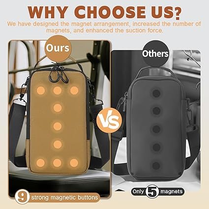 71m3yRCms9L._AC_SX425_.jpg Small Magnetic Gym Bag for Men and Women with 9 Powerful MagnetsMultiSize Magnetic Water Bottle Holder for sports work