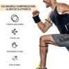 4 Pcs Patellar Tendon Support Strap Silicone Knee Band Flexible Patella Knee Straps Sport Brace for Running Basketball Men Women Fixed Knees Stabilization (Black and White)