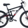 Gravity FSX 24 24 cm Wheel Mountain Bike Full Dual Suspension 7 Speed Bicycle