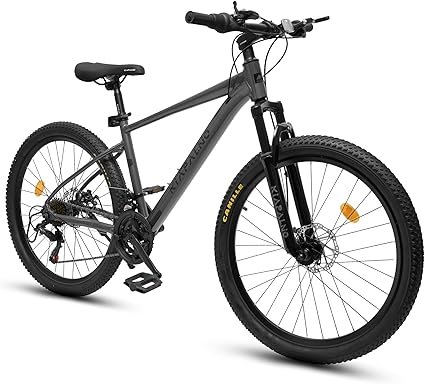 71JqdrClJ7L._AC_SX425_.jpg Mountain Bike Aluminum Frame Front Suspension 21 Speeds Mountain Bike for Men Boys Summer Travel Trip Disc Brakes Adult Teens Sport Bicycle for Trail Commuter City Road
