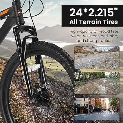 Ecarpat Mens Mountain Bike 21 Speeds